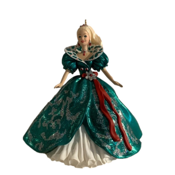 Hallmark Other - Vintage 1995 3rd in Series Holiday Barbie Mattel Hallmark Keepsake Collectible